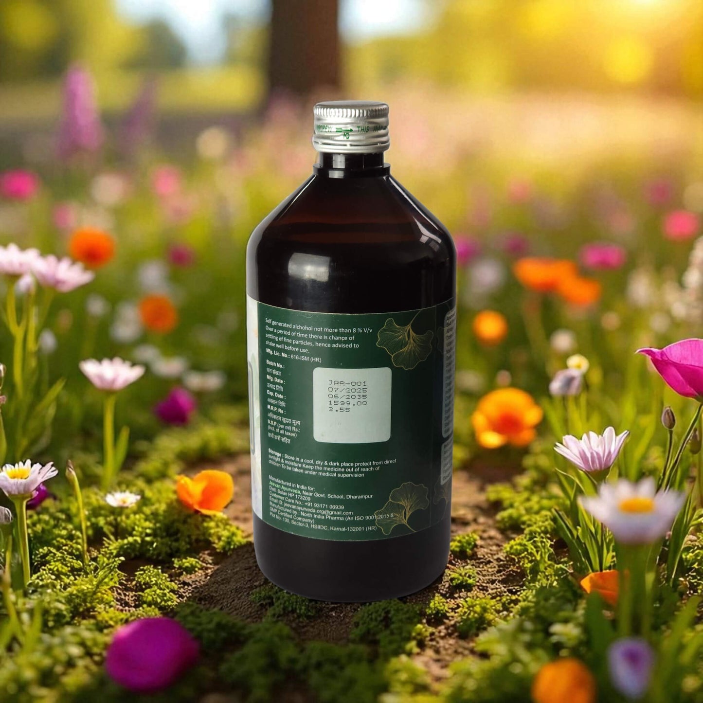 Premium Abhayarishta 450ml - Herbal Digestive & Liver Tonic