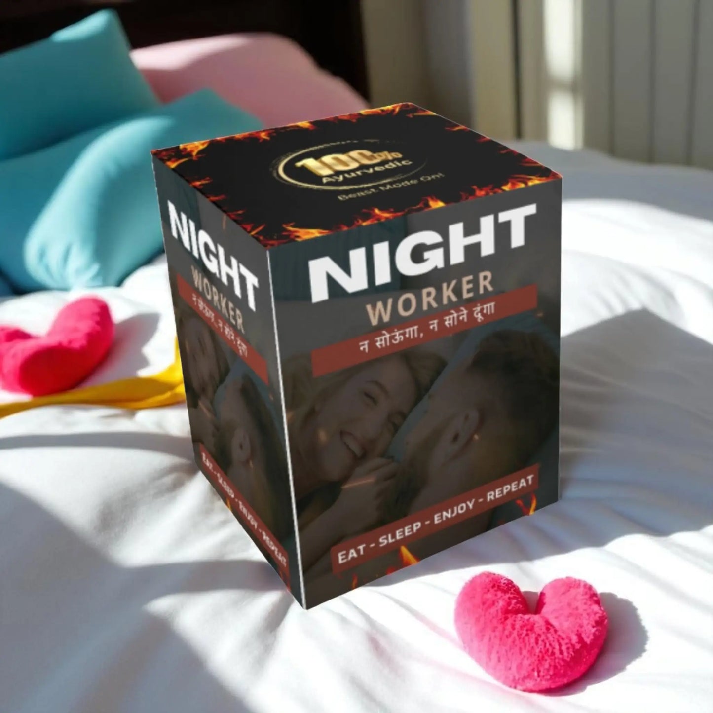 Night Worker: Complete Holistic Boost for Men (3 Natural Formulas)