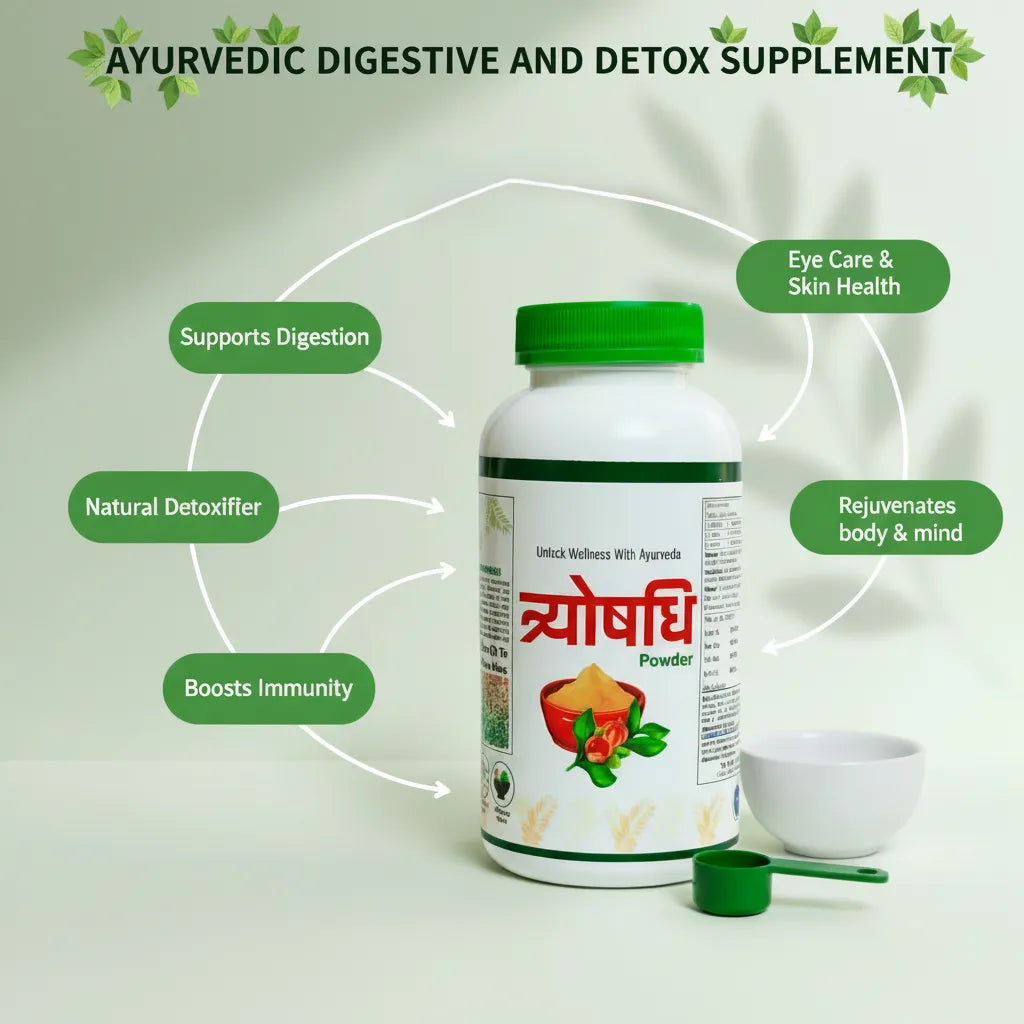 TrioShdhi – Premium Ayurvedic Digestive & Detox Supplement