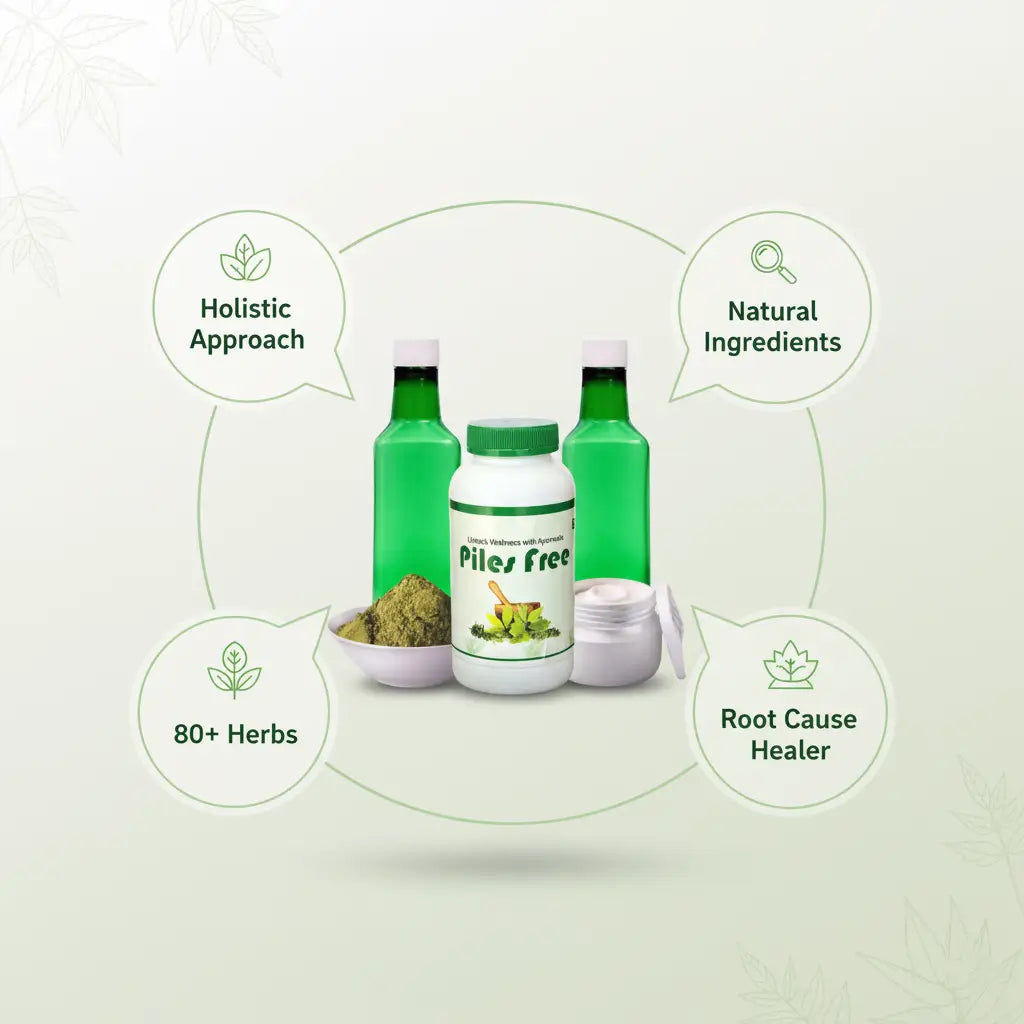 Complete Piles Treatment: Root Cause Healer