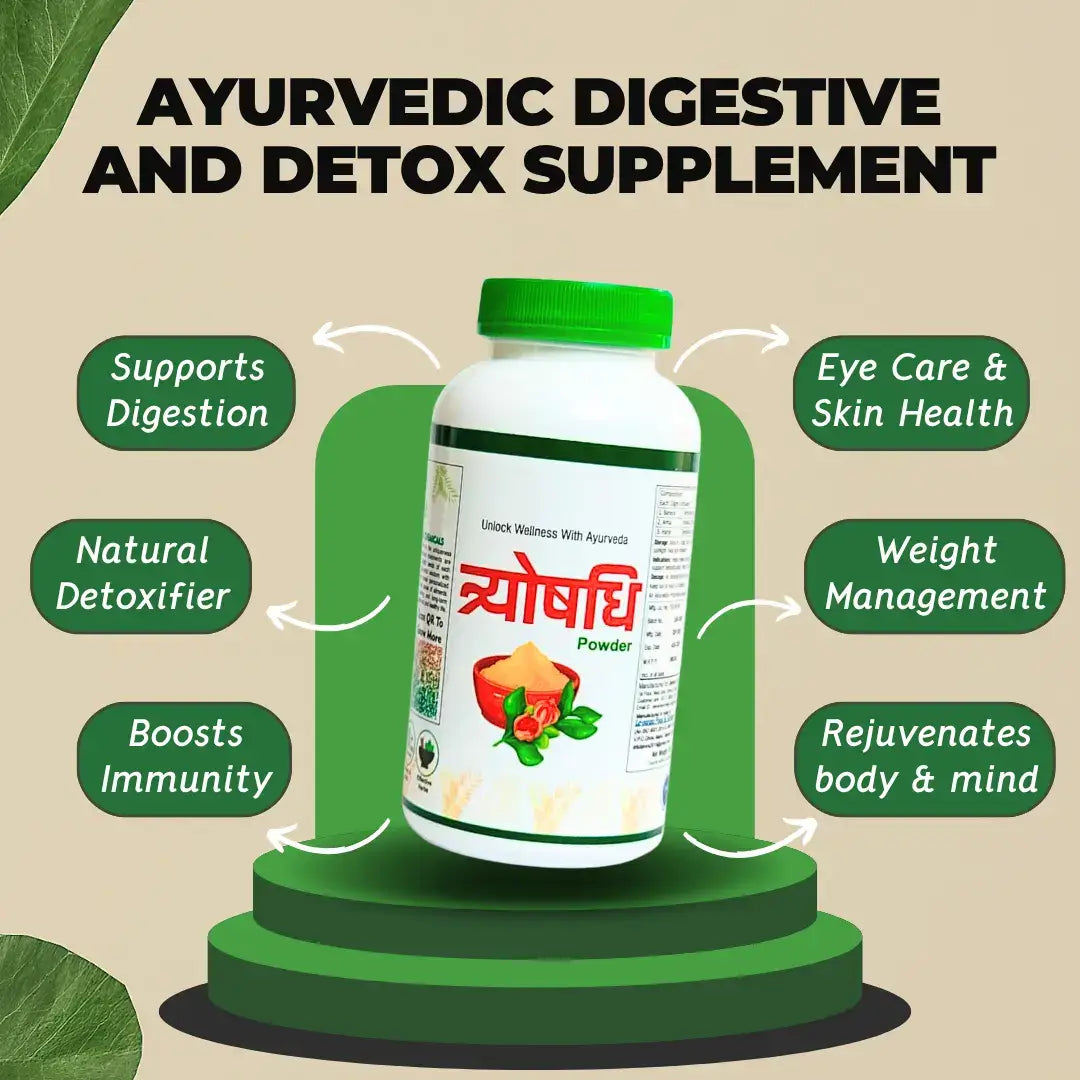 TrioShdhi – Premium Ayurvedic Digestive & Detox Supplement