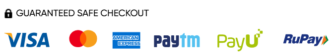 Free Expert Consultation, Free Shipping for Prepaid above Rs. 300, 100% Ayurvedic, Cash on Delivery, Guaranteed Safe Checkout and payment options